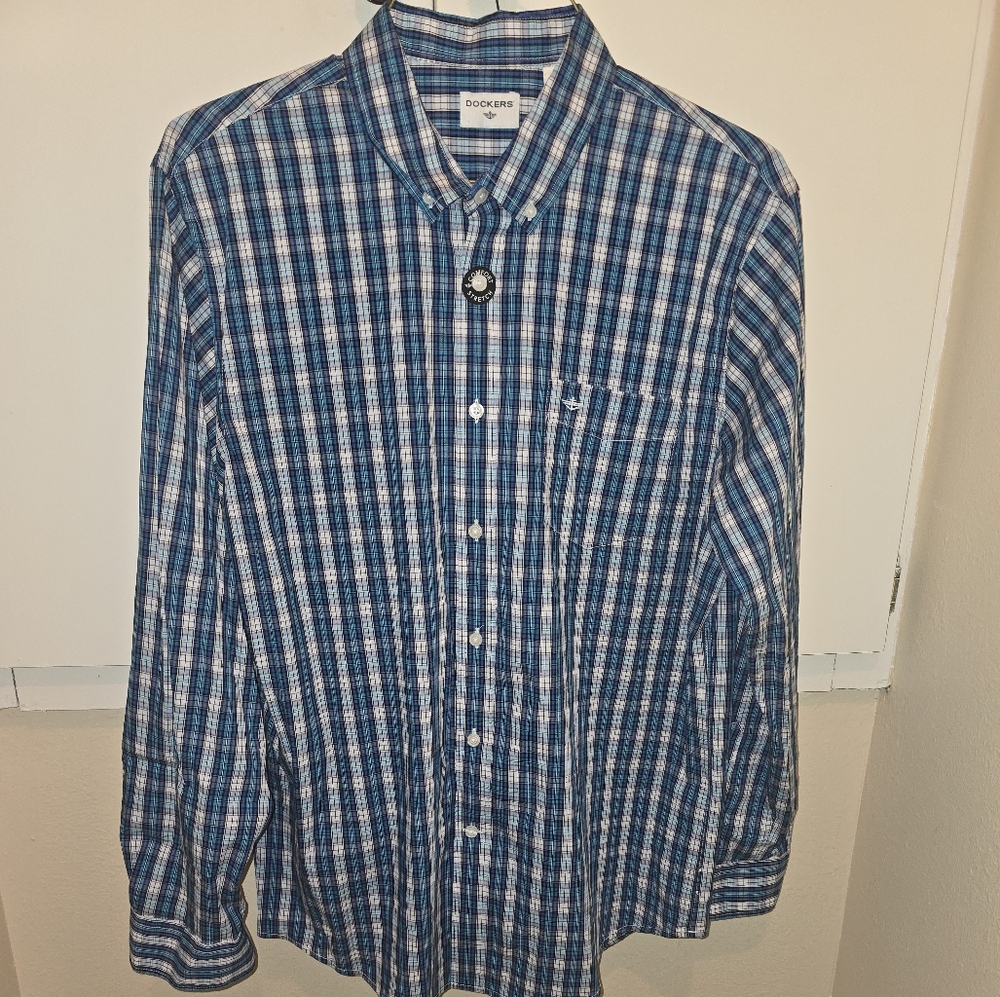 Dockers Long Sleeve Comfort Flex Shirt NWT